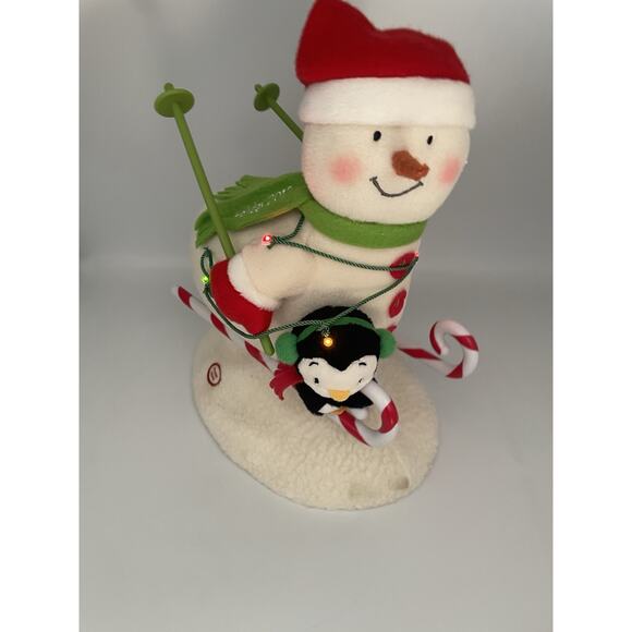 2012 Hallmark Jingle Pals Swooshin Duo Animated Snowman With Music Christmas - Picture 11 of 16